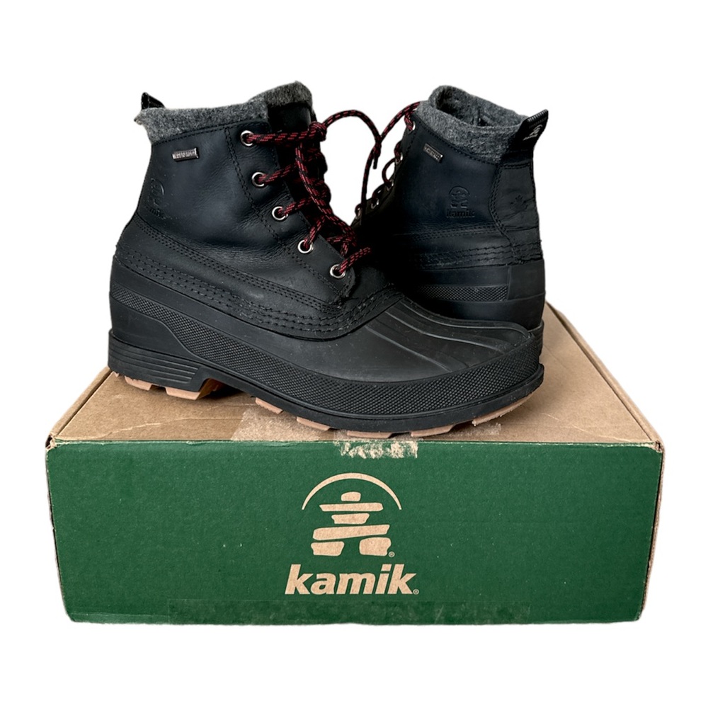 KAMIK | Mens Black Snow Boots Size 9 - BRAND NEW IN BOX!